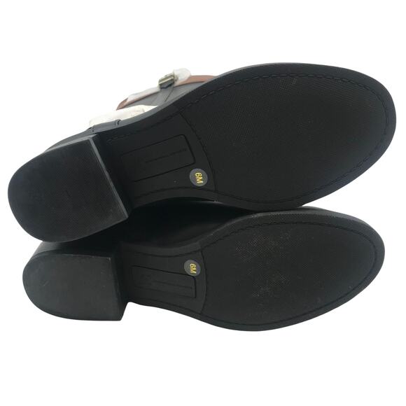 INC International Concepts Womens FrankII Riding Boots Black Leather Zip 6 M - Picture 3 of 8